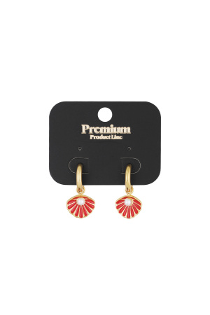 Boucles D'oreilles Coquillages Dorés h5 Image3