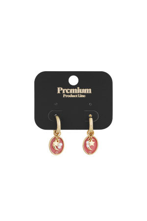 Boucles D'oreilles Amoureux De La Lune h5 Image3
