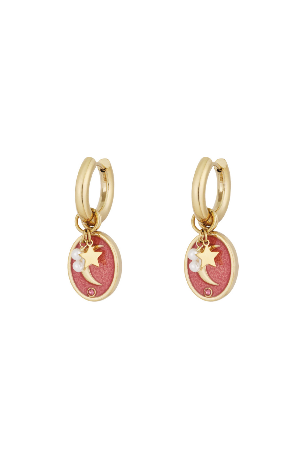 Boucles D'oreilles Amoureux De La Lune