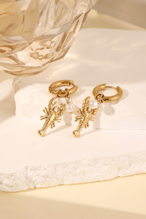 Boucles D'oreilles Homard h5 Image5