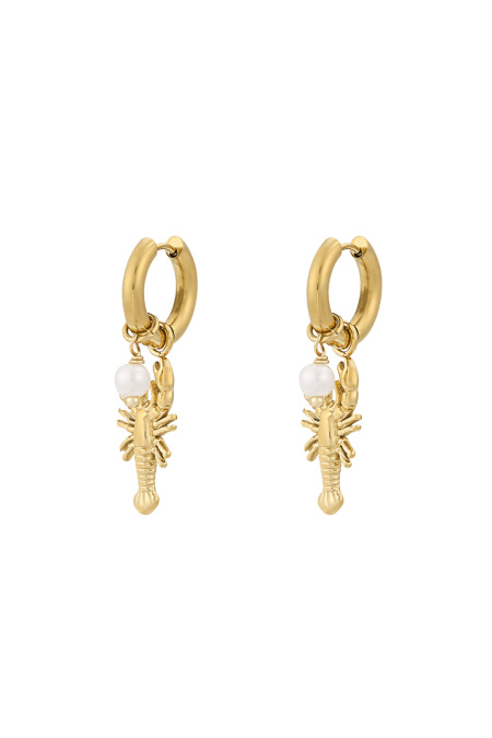 boucles d'oreilles homard