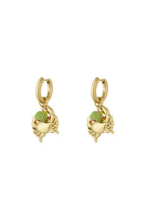 Boucles D'Oreilles Crabe h5 