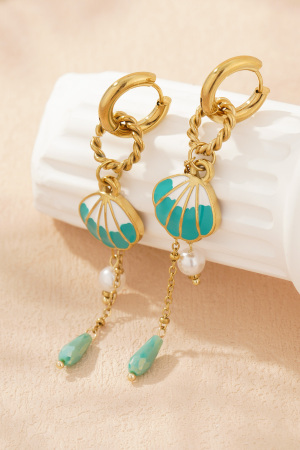 Boucles D'oreilles Coquillages De Grande Taille h5 Image4