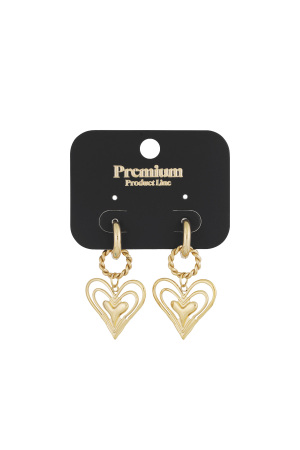 Boucles D'oreilles &Quot;Qu'est-Ce Que L'amour&Quot; h5 Image3