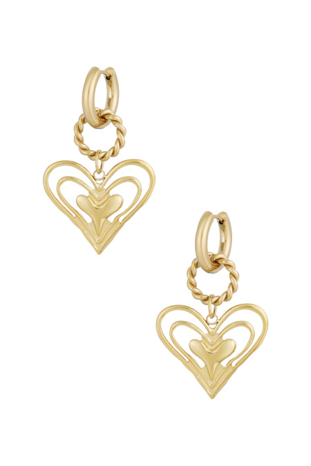 boucles d'oreilles "qu'est-ce que l'amour"