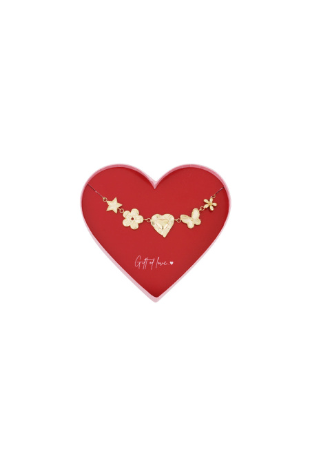cadeau d'amour papillon d'amour en acier inoxydable