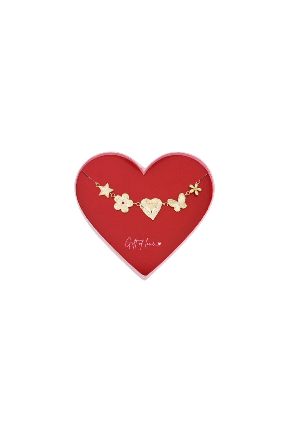 Cadeau D'amour Papillon D'amour En Acier Inoxydable