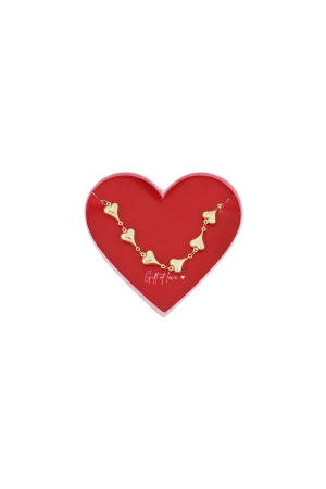 Bracelet Chaîne Cœur En Acier Inoxydable - Cadeau D'amour h5