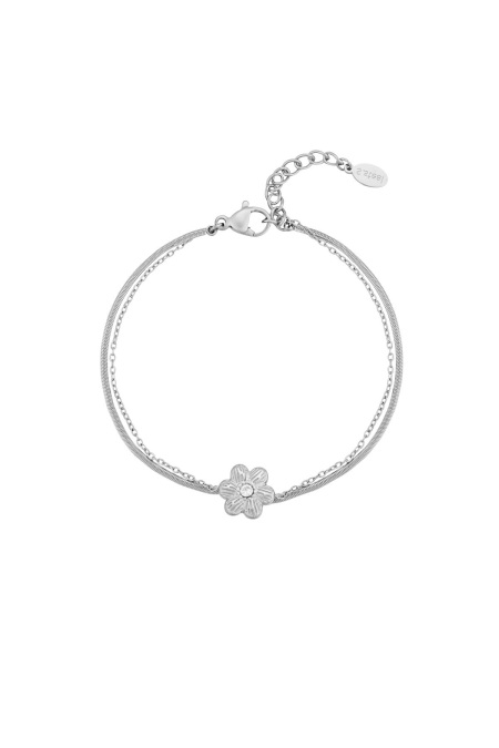 bracelet d'amour fleuri
