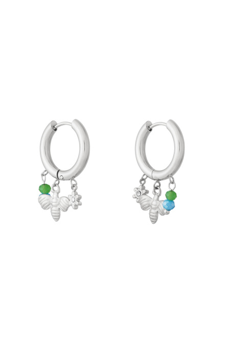 boucles d'oreilles à breloques abeilles