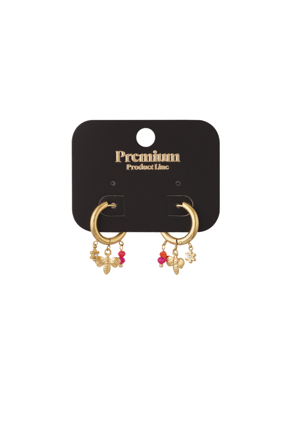 Boucles D'Oreilles À Breloques Abeilles Image3