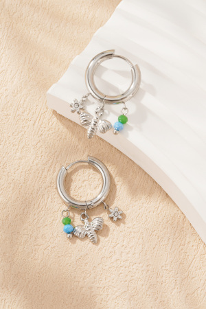 Boucles D'Oreilles À Breloques Abeilles h5 Image6