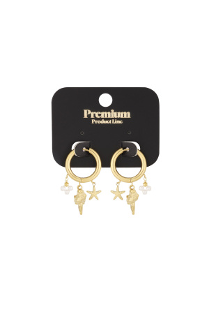 Boucles D'oreilles Vie Marine h5 Image3