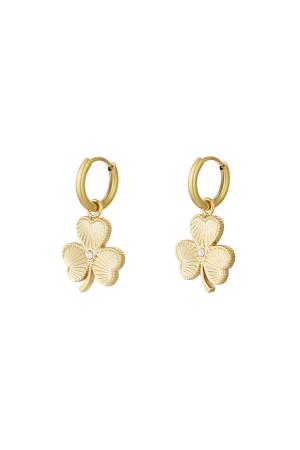 Boucles D'oreilles Trèfle À Quatre Feuilles h5 