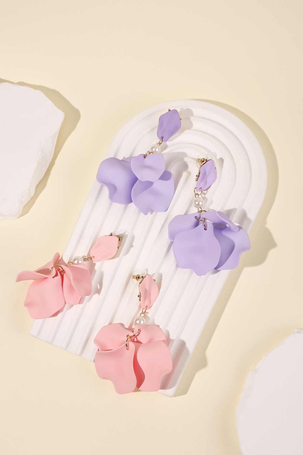 Boucles D'oreilles Fuchsia Haze h5Image4
