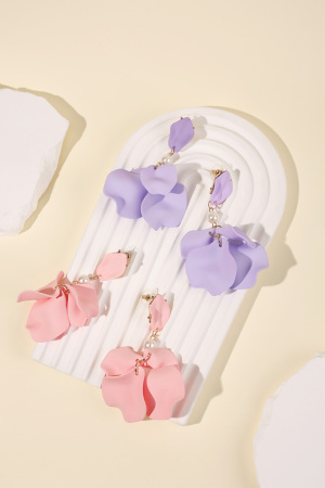 Boucles D'oreilles Fuchsia Haze h5 Image4