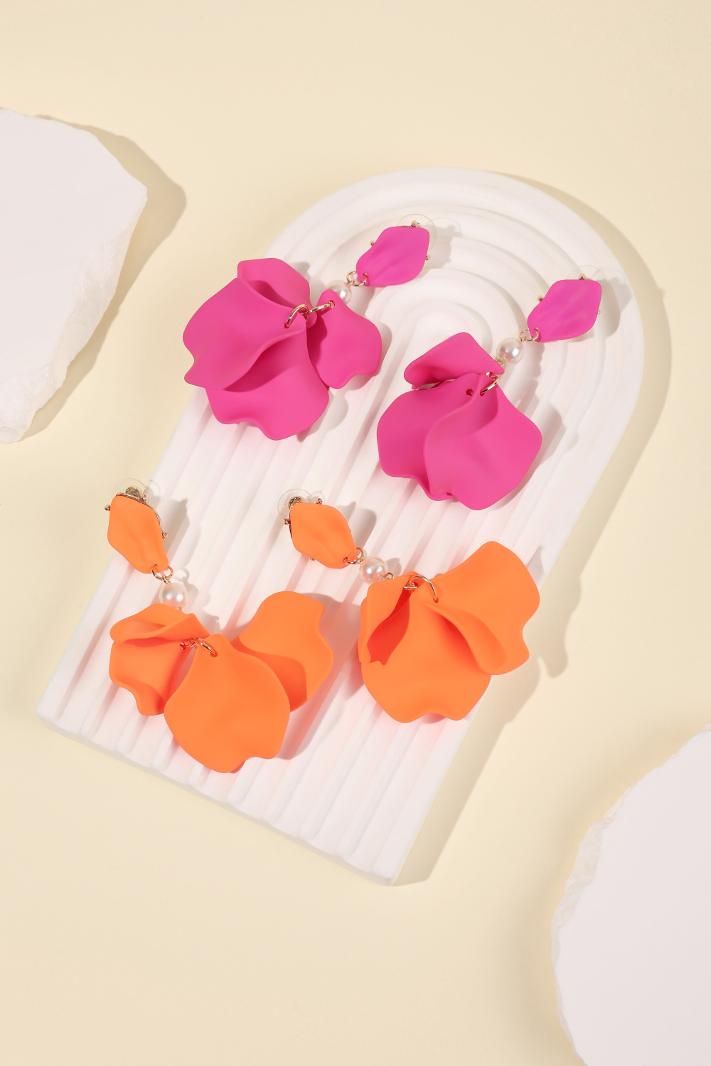 Boucles D'oreilles Fuchsia Haze h5Image5