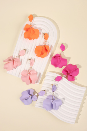 Boucles D'oreilles Fuchsia Haze h5 Image3