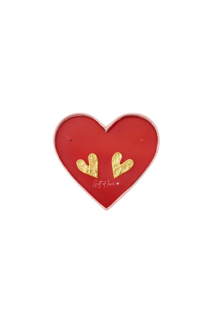 Boucles D'oreilles Cœur En Acier Inoxydable - Cadeau D'amour h5