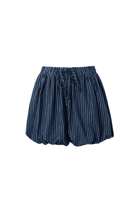 Woven Cotton Shorts Femme Casual Stripes 2