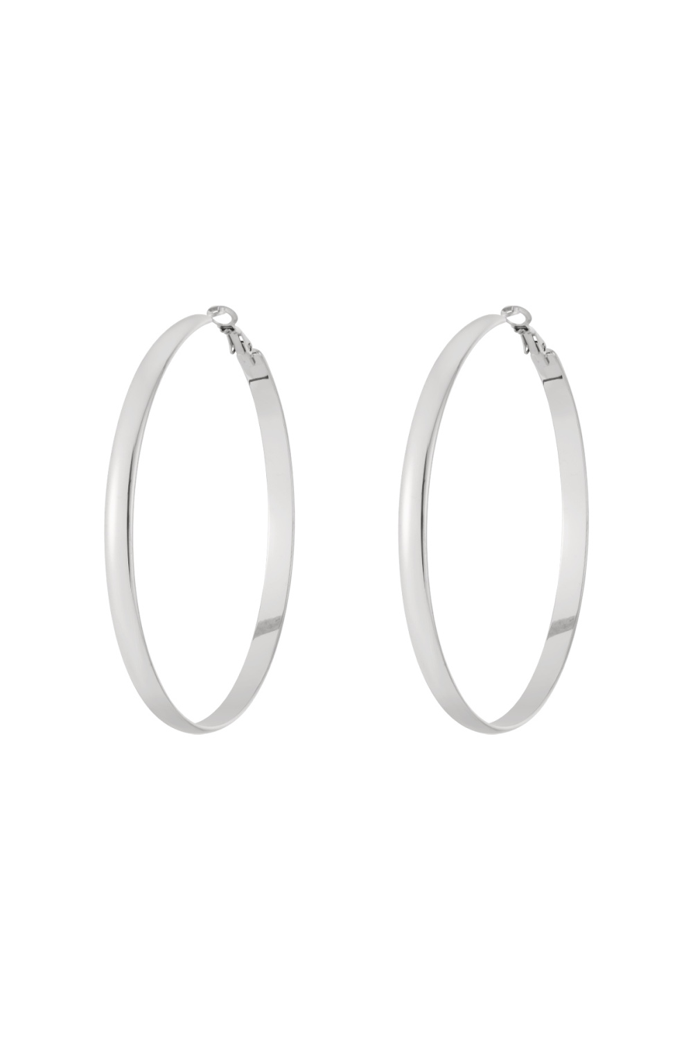 Boucles D'Oreilles Créoles Basiques Épaisses Image3
