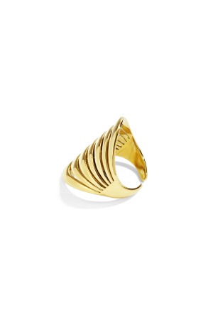 Bagues De Déclaration En Acier Inoxydable, Lignes Décontractées, Simples Et Quotidiennes, Bijoux Pour Femmes h5 Image2