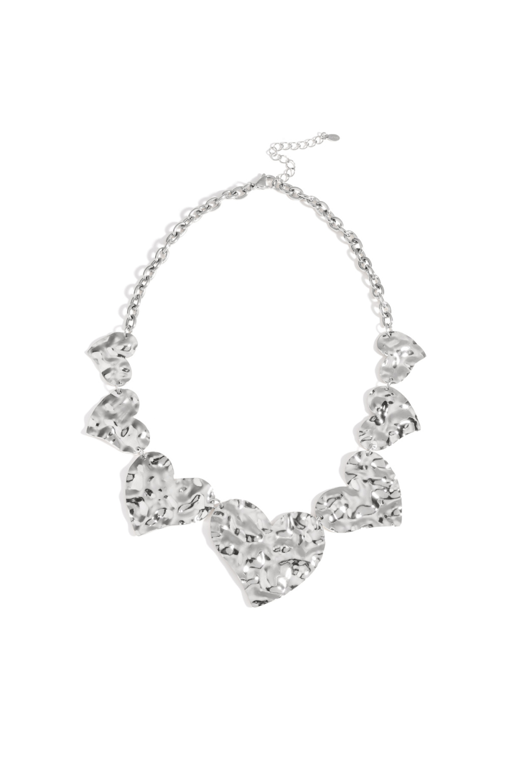 Colliers Chaîne En Acier Inoxydable, Série Cœur, Décontracté Et Simple, Bijoux Pour Femmes h5Image3