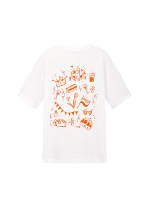T-Shirt À Motif De Couronne De Dessin Animé h5 Image3