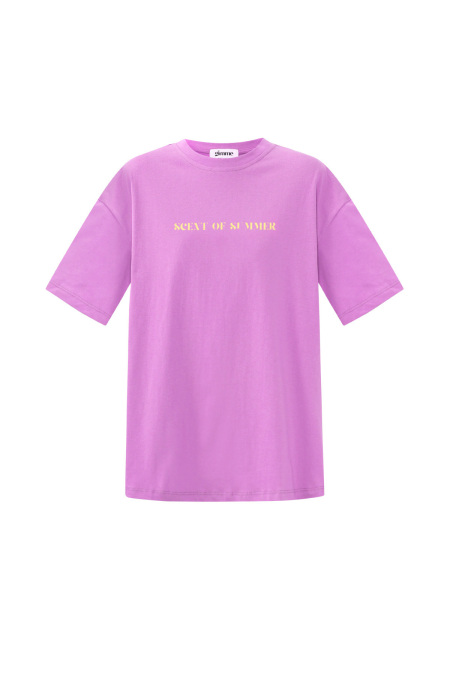 Coton T-shirt Femme Casual Lettres 2