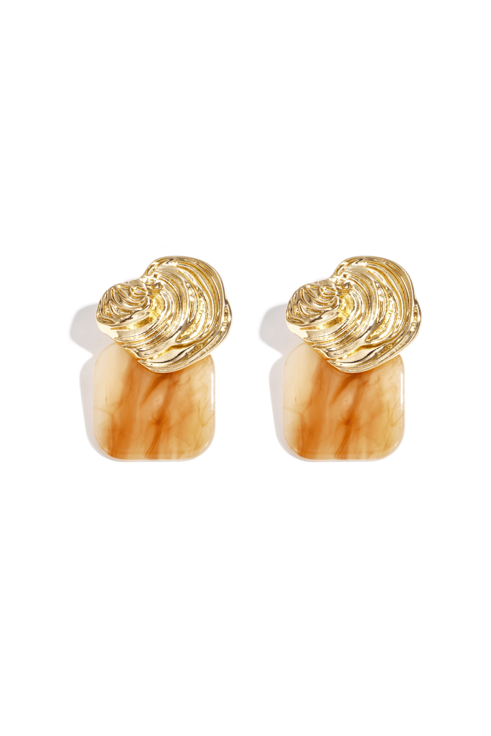 Boucles D'Oreilles Puces En Alliage, Forme Irrégulière, Collection Simple Daily Simple, Bijoux Pour Femmes 