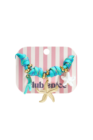 Bracelet En Corde Avec Nœuds Et Breloques En Forme D'Étoile De Mer h5 Image4