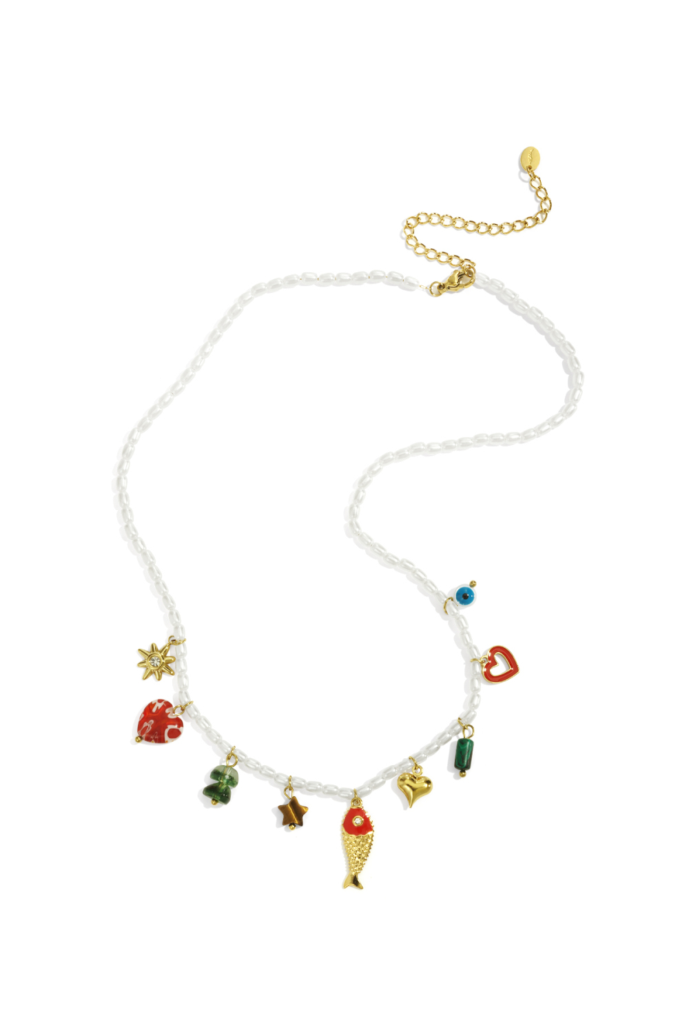 Colliers De Perles En Acier Inoxydable Poisson Décontracté Vacances/Plage Série Romantique Bijoux Pour Femmes Image4