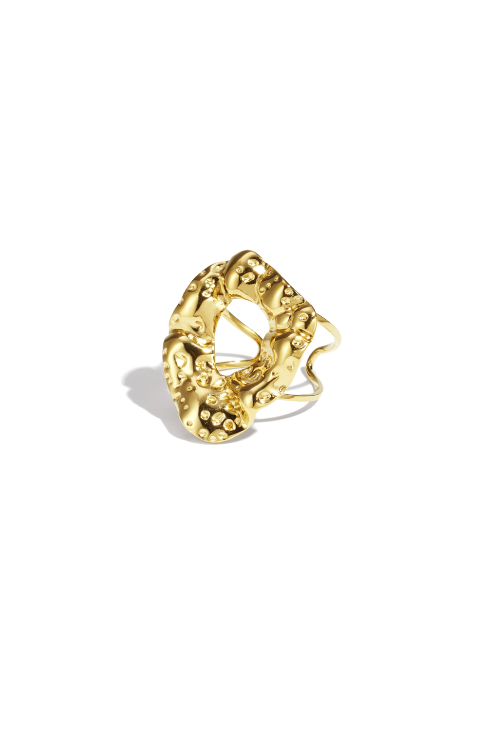 Bagues De Déclaration En Acier Inoxydable De Forme Irrégulière, Série Décontractée, Simple Et Quotidienne, Bijoux Pour Femmes Image4