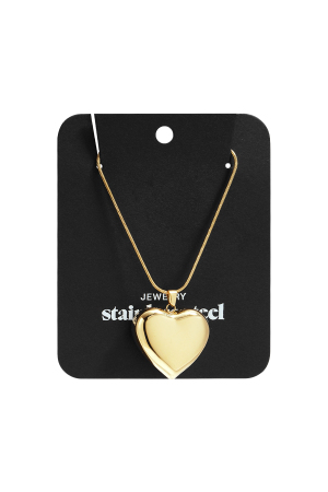 Collier Mi-Long Avec Pendentif Cœur h5 Image4