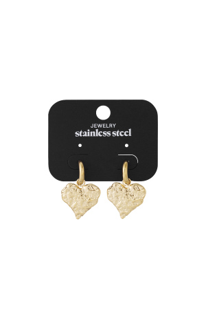 Boucles D'Oreilles Coeurs Texturés h5 Image5