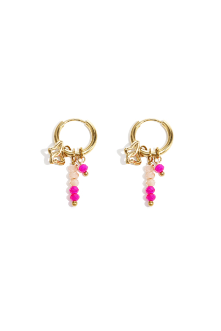 Boucles d'Couleur oreilles nuit étoilée