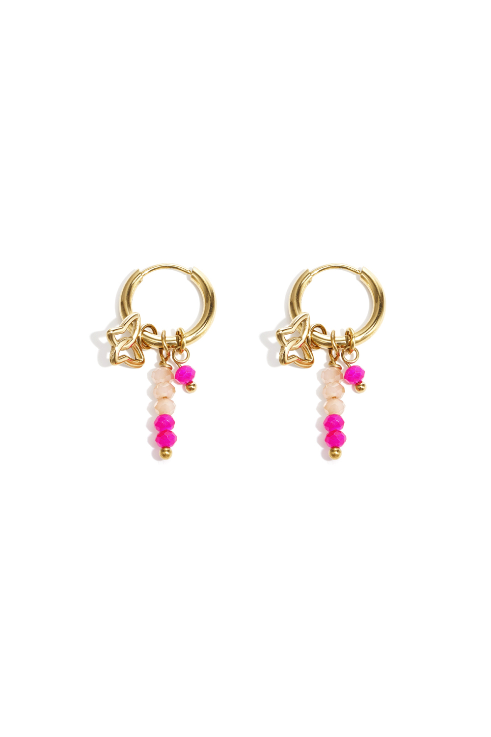 Boucles D'couleur Oreilles Nuit Étoilée
