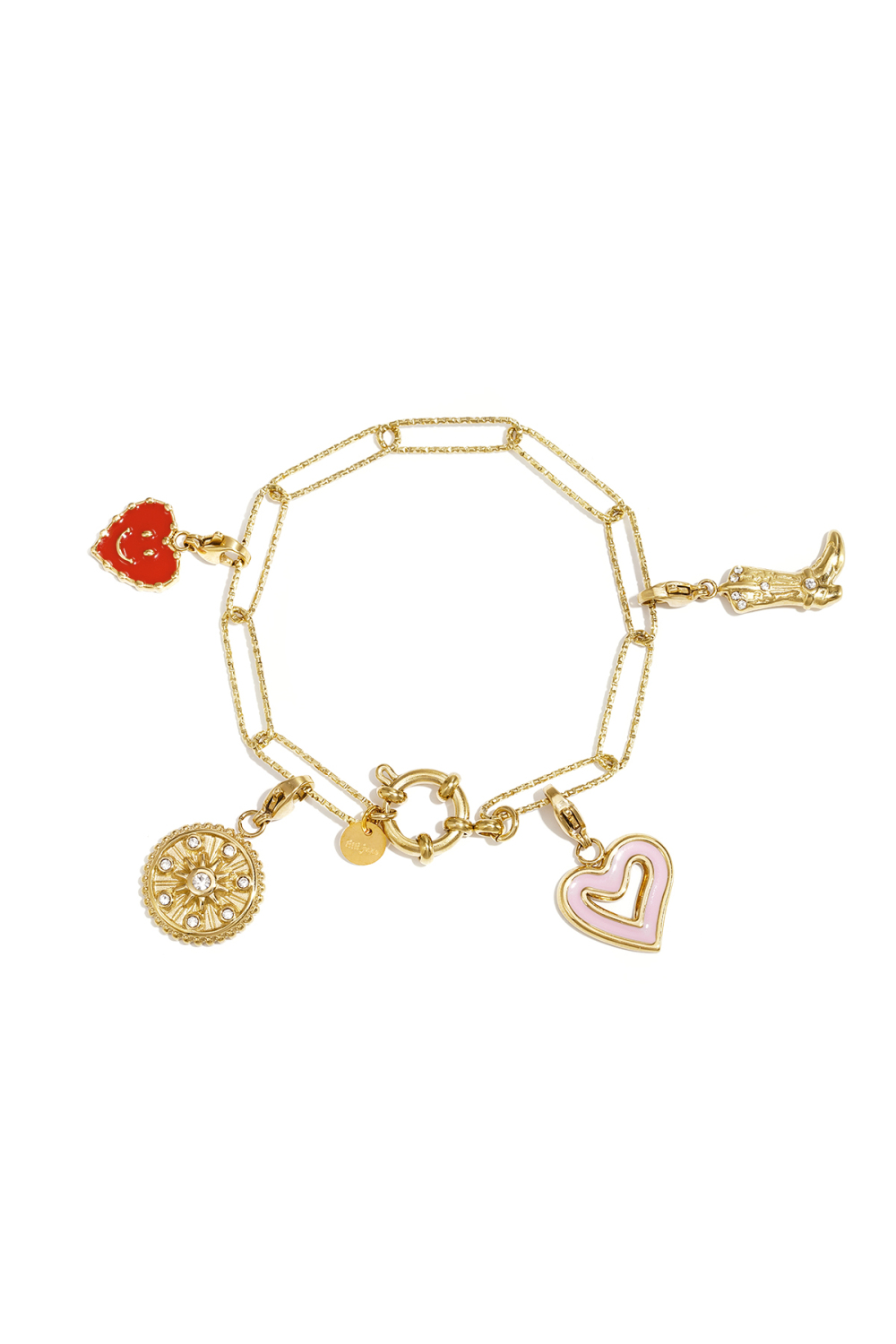 Bracelet Avec Fermoir Avant Et Maillons Longs h5Image2