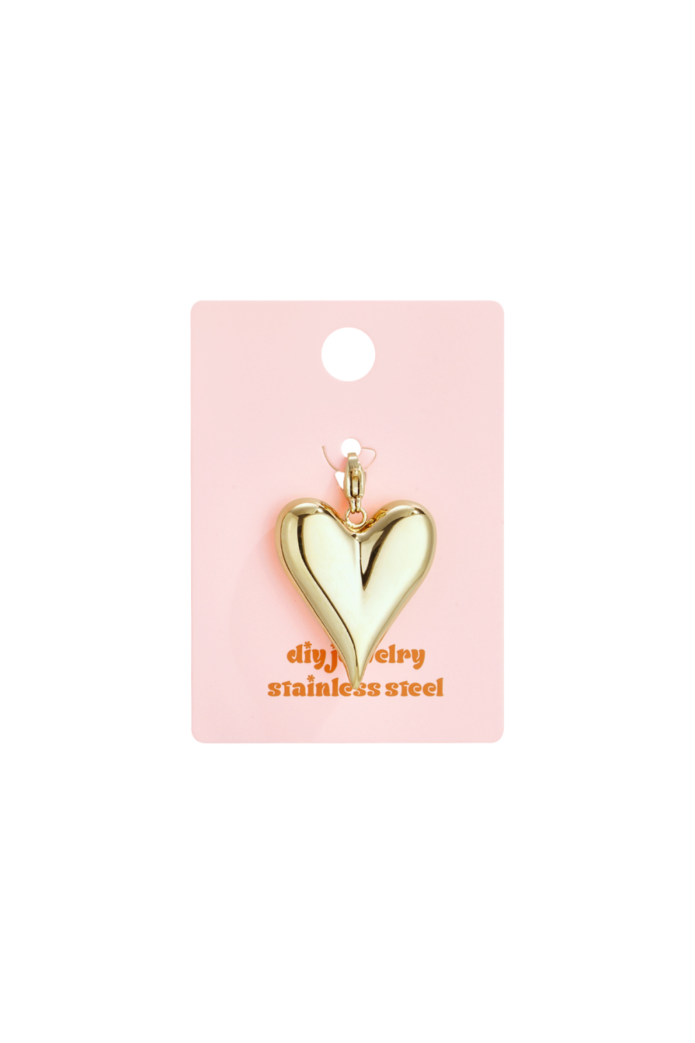 Bijoux Pour Femmes - Breloques En Forme De Cœur - Collection Décontractée Et Simple Pour Tous Les Jours Image3