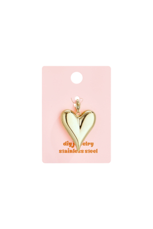 Bijoux Pour Femmes - Breloques En Forme De Cœur - Collection Décontractée Et Simple Pour Tous Les Jours h5 Image3