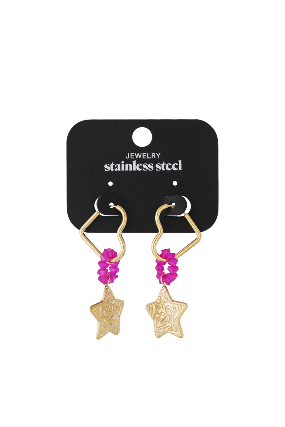 Boucles D'Oreilles Pendantes En Acier Inoxydable, Style Cœur, Décontractées, Simples Et Quotidiennes, Bijoux Pour Femmes Image4
