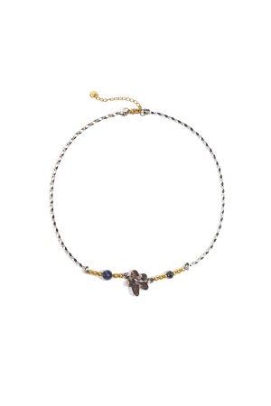 Colliers De Perles En Polyester, Série Florale Décontractée, Simple Et Quotidienne, Bijoux Pour Femmes h5 Image6