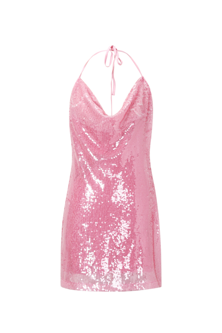 Robe à sequins cascade 2