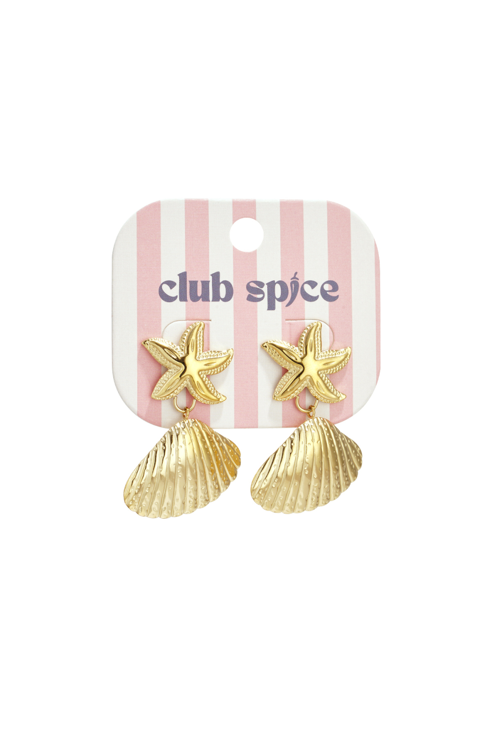 Boucles D'Oreilles Avec Étoile De Mer Et Coquillage Image6