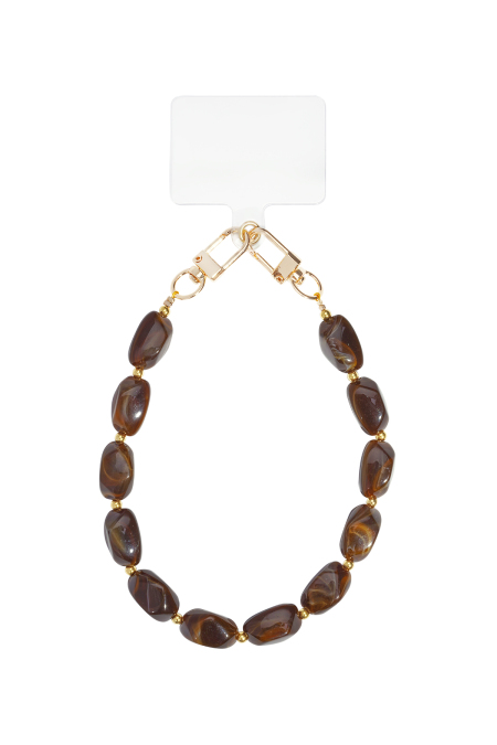 Chaîne de téléphone en perles acryliques décontractées, accessoires du quotidien