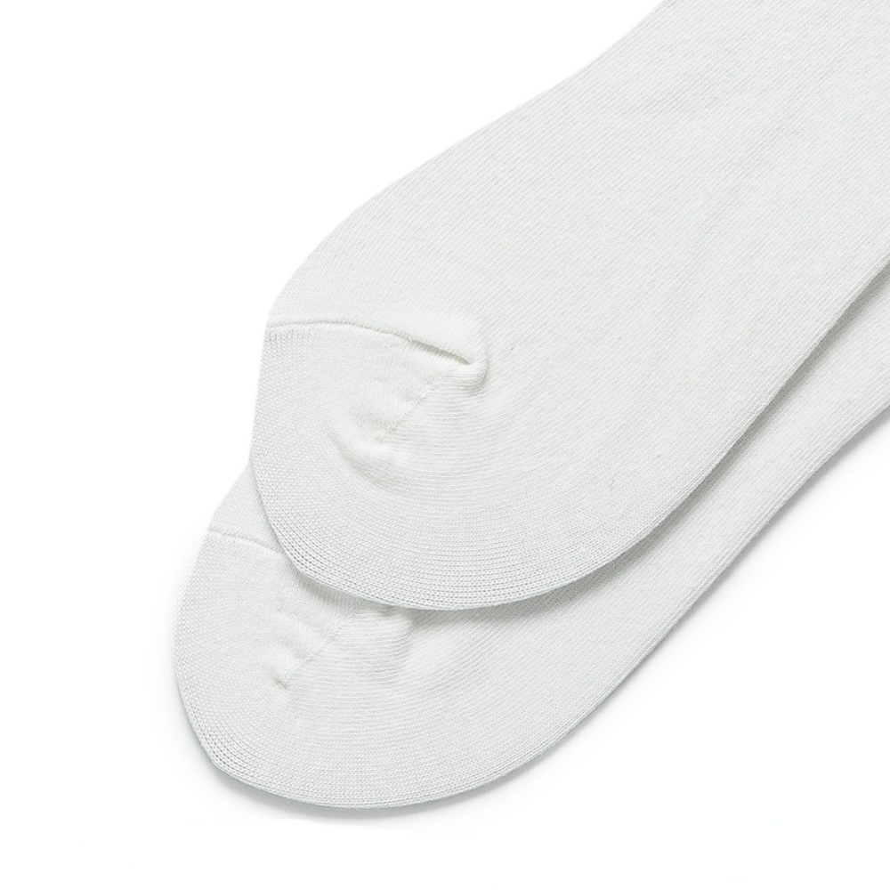 1 Paire De Chaussettes Mi-Mollet En Coton Rayé Pour Femme Image5