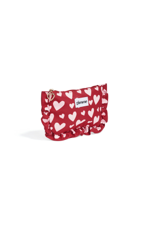 Trousses À Maquillage En Forme De Cœur, Style Décontracté, En Polyester, Accessoires Pour La Saint-Valentin h5 Image4