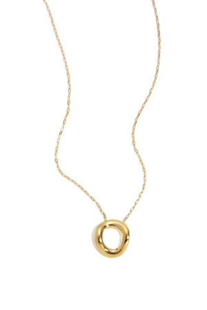 Colliers Pendentifs En Acier Inoxydable Cercle Casual Daily Simple Series Bijoux Pour Femmes h5