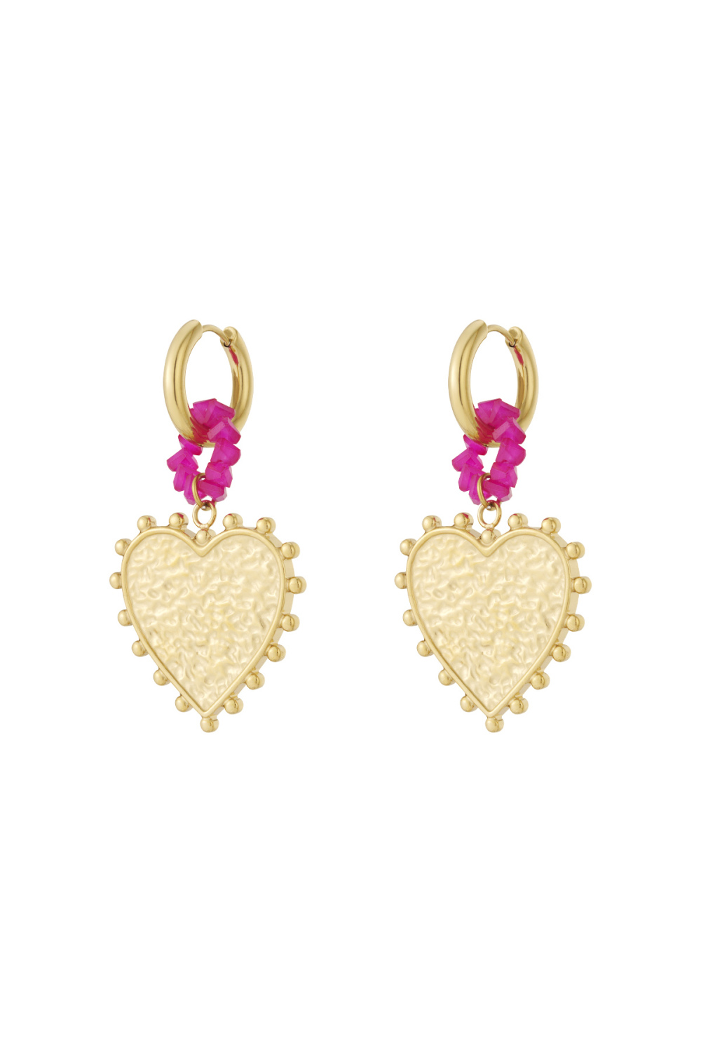 Boucles D'Oreilles Pendantes En Acier Inoxydable, Style Cœur, Décontractées, Simples Et Quotidiennes, Bijoux Pour Femmes 