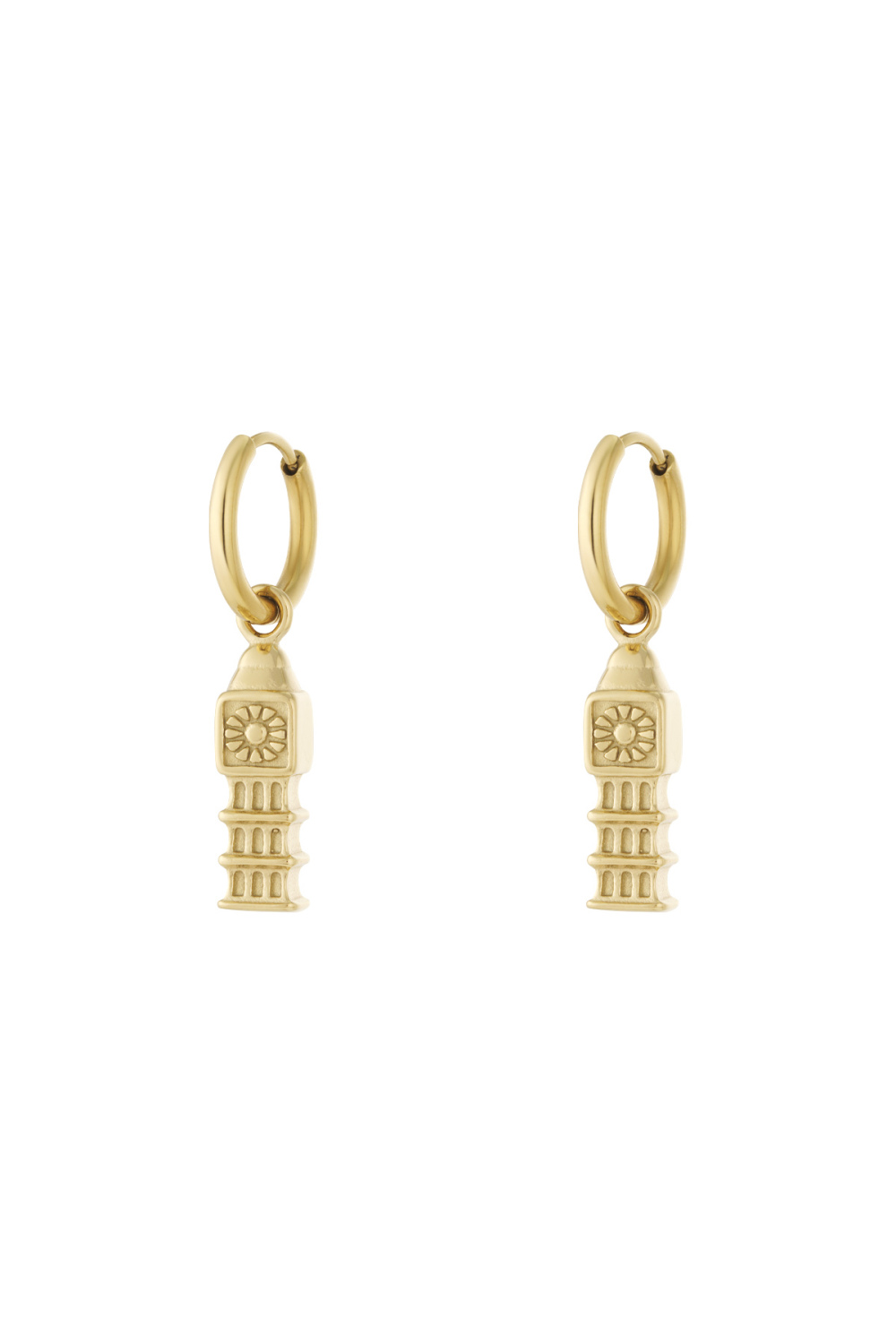 Boucles D'Oreilles Pendantes En Acier Inoxydable, Style Dessin Animé, Décontracté, Quotidien, Simple, Bijoux Pour Femmes